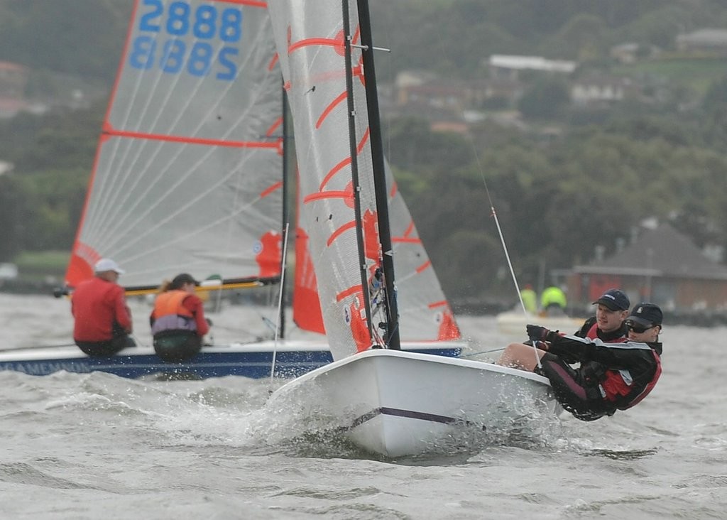 Ben and Cath Walker - big improvers over the last season - 35th NSW Tasar State Championships © Michael Remaili Action Sport Photos